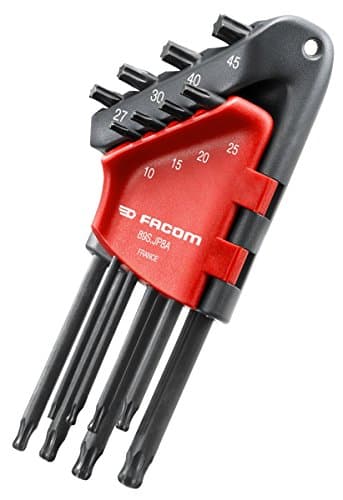 Jeu de 8 clés mâles Torx® FACOM 89S.JP8APB - Tête sphérique - Acier Silicium