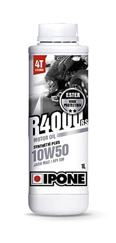 IPONE R4000 RS 10W50 - Lubrifiant Synthétique Plus Ester - Norme JASO MA2 API SM