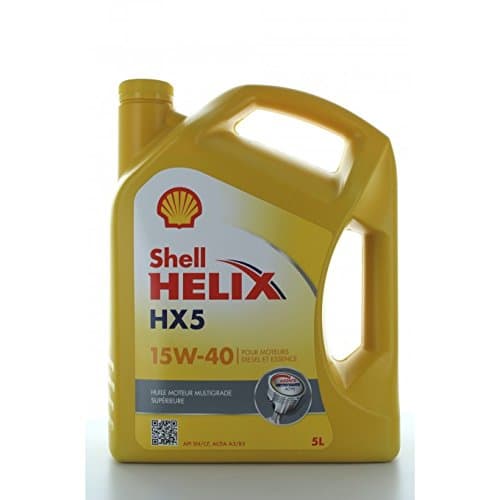 Huile Moteur Minérale Shell Helix HX5 15W-40 - API SN/CF - ACEA A3/B3 - 1L
