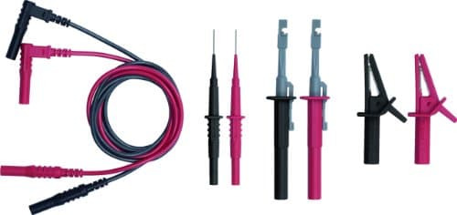 KS TOOLS 150.0900 - Kit de Diagnostic TESTTRONIC 8 Pcs - Fiches 4mm Silicone