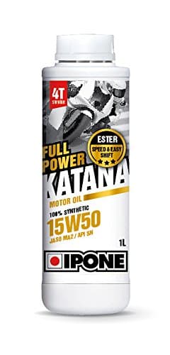 Ipone Full Power Katana 15W50 - Huile 100% Synthèse Ester - API SN / JASO MA2