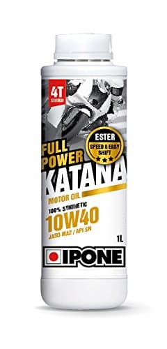 Ipone Full Power Katana 10W40 - Lubrifiant 100% Synthèse Ester - API SN/JASO MA2