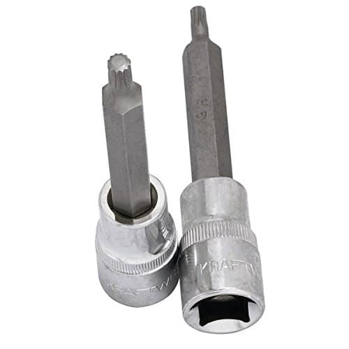 Douille-Embout Kraftwerk 338008 XZN M8 x 100mm - Carré 1/2" - Acier S2/Cr-V