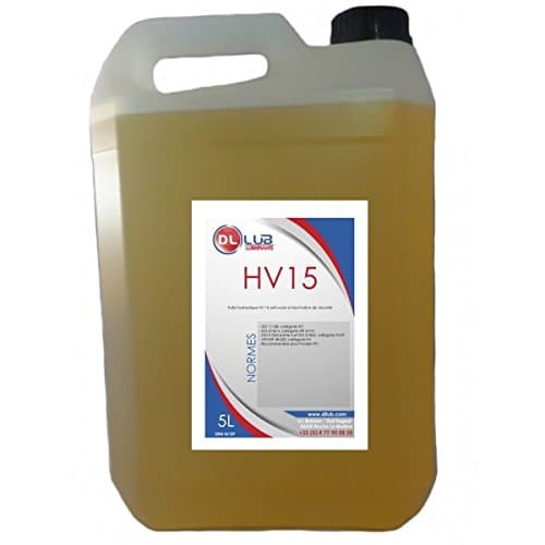 Huile Hydraulique DLLUB HV 15 - Haut Indice de Viscosité - ISO 6743/4 - 5L