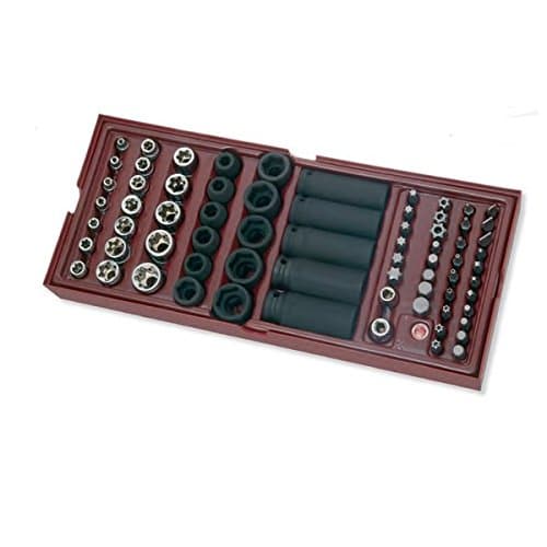 Module Kraftwerk COMPLETO 4900-20B - 71 Pièces Douilles et Embouts - Chrome-Vanadium
