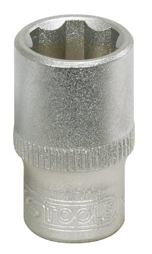 Douille KS TOOLS 1/4" 6 Pans 11mm - Profil Superlock - Acier Cr-V - DIN 3124