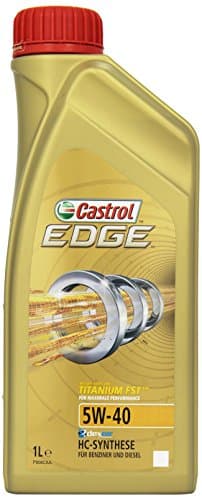 Castrol EDGE 5W-40 Titanium FST - Lubrifiant Synthétique Haute Pression - 5L
