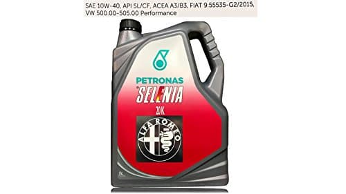 Lubrifiant Selenia 20K 10W-40 - Huile de Synthèse Haute Performance - 5L