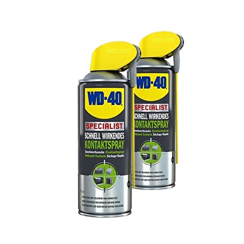 Pack 2x400ml WD-40 Specialist Contact Cleaner - Rigidité Diélectrique 33 kV