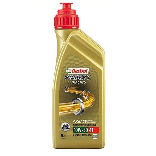 Huile Moteur Castrol Power 1 Racing 4T 10W-50 - HC-Synthese Race Derived - 1L
