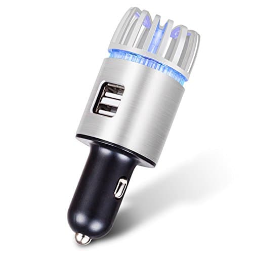 Purificateur Ionique MOOKIS 5.6M ions/cm³ - Chargeur Dual USB 2.1A - 12V DC