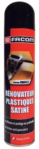 FACOM 006147 Rénovateur Plastiques Satiné - Aérosol Mousse 300ml Professionnel