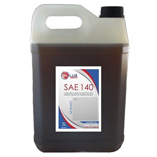 DLLUB SAE 140 - Huile de Transmission Minérale API GL-1 - Bidon 5L