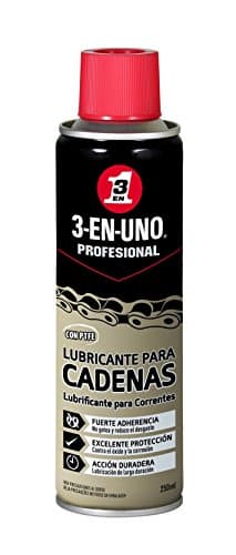Lubrifiant Chaîne Haute Performance 3-en-1 Technique - Additivé PTFE - 250ml