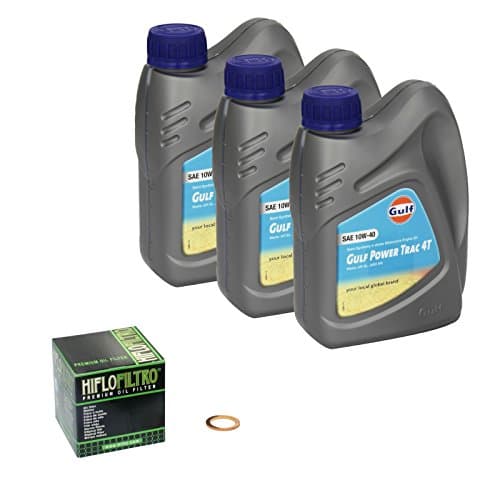 Kit Vidange Expert Gulf Power Trac 10W-40 + Hiflo HF553 pour Yamaha XJ 600 S