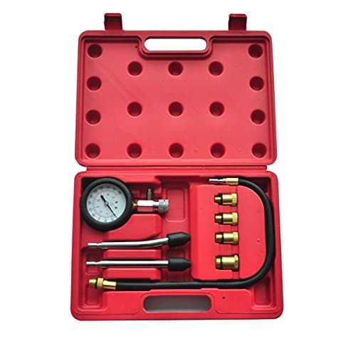Coffret Testeur de Compression Essence 0-20 Bar - 9 Pièces avec Adaptateurs M10-M18