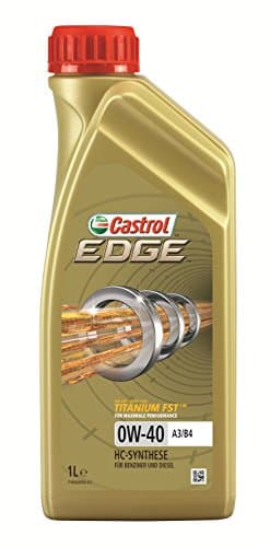 Castrol EDGE 0W-40 A3/B4 : Lubrifiant Synthétique TITANIUM FST - 1L