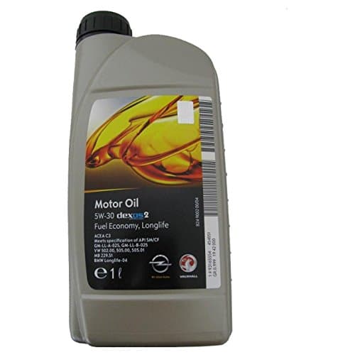 Huile Moteur GM Opel Genuine 5W-30 Dexos2 - Low-SAPS - 1 Litre - Norme ACEA C3