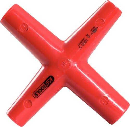 KS TOOLS 117.1702 Clé en Croix Isolée 1000V IEC 60900 - 10x11x13x17 mm