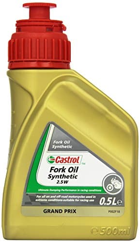 Castrol Synthetic Fork Oil 2.5W - Fluide de Suspension 100% Synthétique - 0.5L