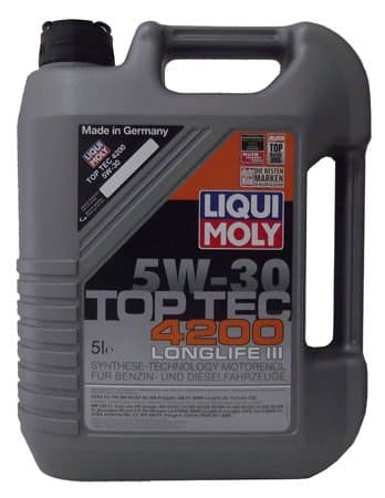 Liqui Moly Top Tec 4200 5W-30 - Huile Longlife III HC-Synthèse - 5L