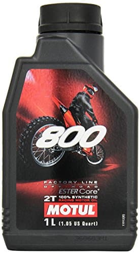 Motul 800 2T Factory Line Road Racing - Lubrifiant 100% Synthèse Ester Core - 1L