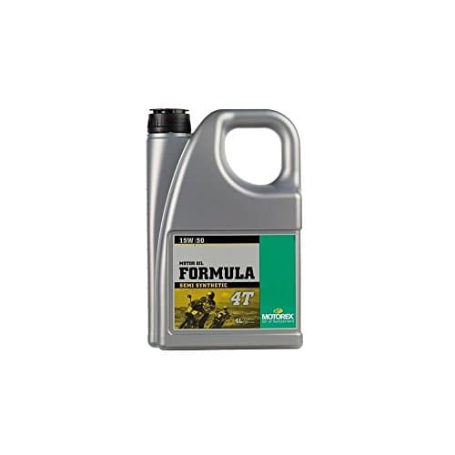 LUBRIFIANT MOTOREX FORMULA 4T 15W50 - SEMI-SYNTHÈSE API SL/SJ/SH/SG - 4L