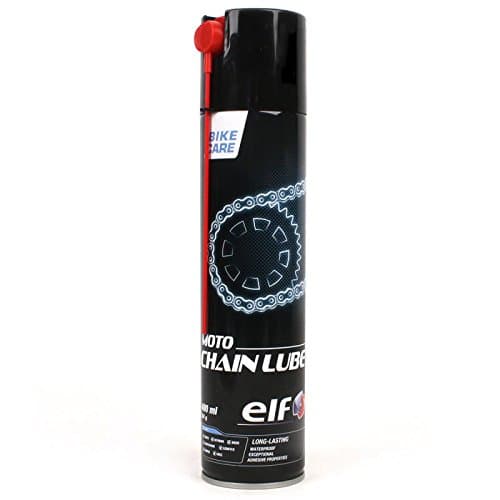 ELF MOTO CHAIN LUBE - Lubrifiant Haute Performance 400ml - Additifs Anti-Usure