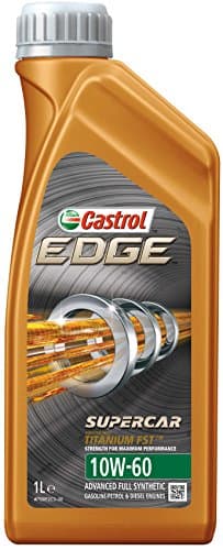 Castrol EDGE 10W-60 Fluid TITANIUM - Lubrifiant Synthétique Haute Performance 1L