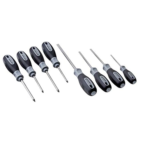 Jeu de 8 tournevis INOX Kraftwerk 4170 - Empreintes PL/PH/PZ - DIN ISO
