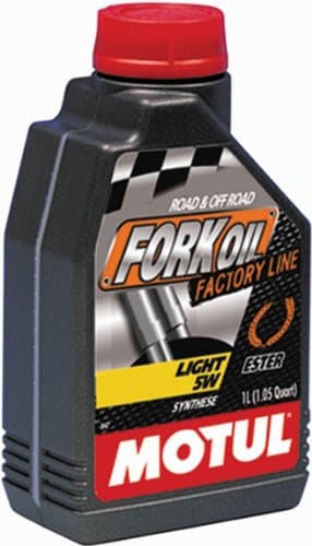 Motul Fork Oil Factory Line 5W - Fluide de Suspension 100% Synthétique 1L