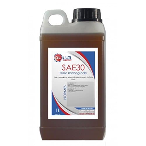 DLLUB SAE 30 - Huile Monograde Minérale Haute Performance API CG-4/SJ - 1L