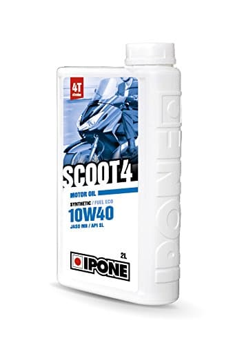 Huile IPONE SCOOT 4 10W40 - Synthétique Fuel Eco - API SL - JASO MB - 2L