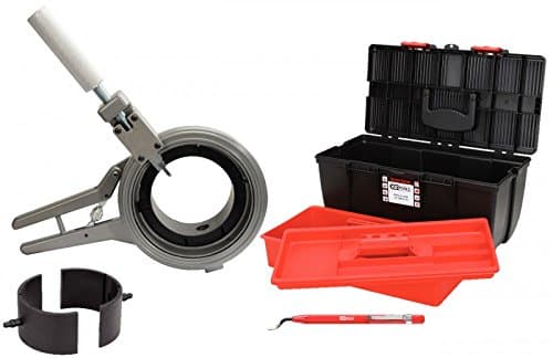 KS TOOLS 222.5220 CK160 - Coupe-tube et Chanfreineur Ø110-160mm pour Tubes PVC/PE