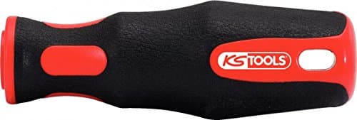 KS TOOLS 161.0011 Poignée de Lime Bi-Composant pour Soies Rondes et Triangulaires