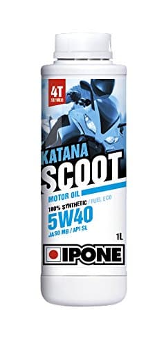 IPONE Katana Scoot 5W40 - Lubrifiant 100% Synthèse Normes JASO MB & API SM