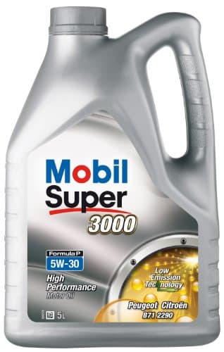 Mobil Super 3000 Formula P 5W-30 - Huile Synthétique Low SAPS - ACEA C2 - 5L