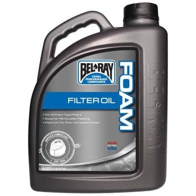 Huile de Filtre à Air Bel-Ray Foam Filter Oil - Bidon 4L - Haute Viscosité
