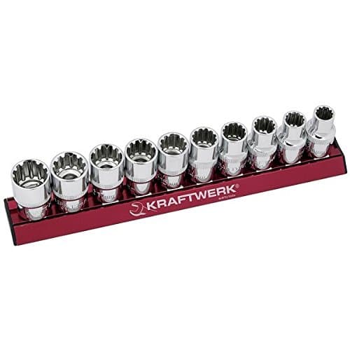 Jeu de 10 Douilles KRAFTWERK 330990 Combi 1/2" sur Rail Magnétique MAGALU