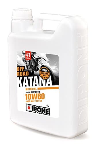 Huile IPONE Katana Off-Road 10W60 - 100% Synthèse Ester - JASO MA2 / API SN