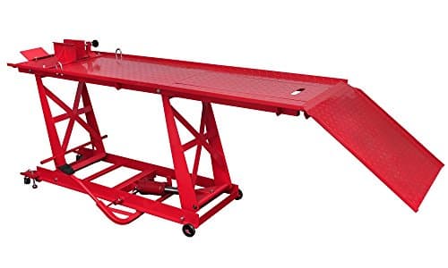 Pont Élévateur Moto Hydraulique 450kg - Plateforme 2150mm - Acier S235JR