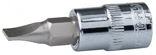 Douille Tournevis KS TOOLS 1/4" CHROMEplus Fente 5,5mm - DIN ISO 2380-1