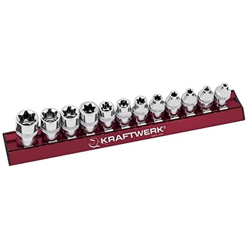 Jeu de 12 Douilles Torx E-Profile 3/8" Kraftwerk 220099 sur Rail MAGALU