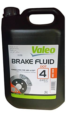 Valeo 402404 Liquide de Frein DOT 4 Haute Performance - Bidon 5L - Norme SAE J1703
