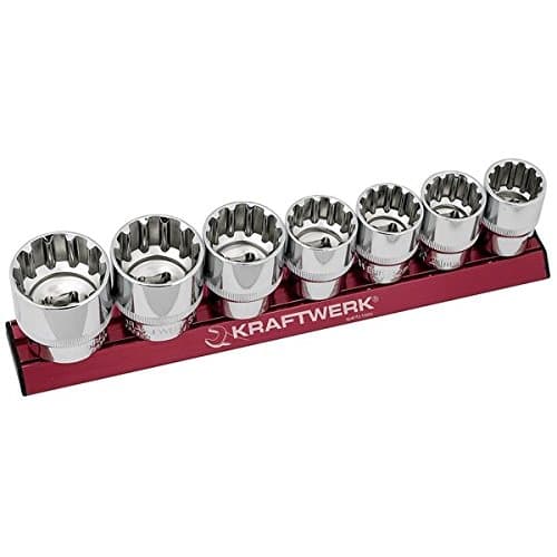 Jeu de 7 douilles KRAFTWERK 330991 COMBI 1/2" sur Rail Magnétique MAGALU