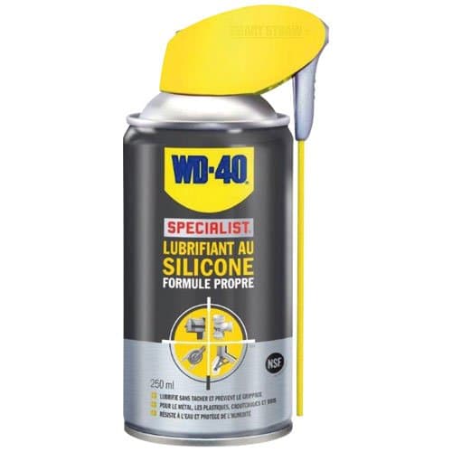 WD-40 Specialist Lubrifiant Silicone Aérosol 250ml - Système Double Position