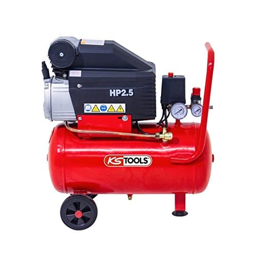 Compresseur KS TOOLS 165.0702 | 25L - 8 Bars - 1.5kW (2CV) - 220V Mono
