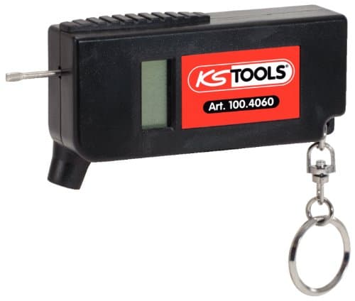 KS TOOLS 100.4060 - Contrôleur de Pression 0-10 Bar & Jauge de Profondeur 0-25mm