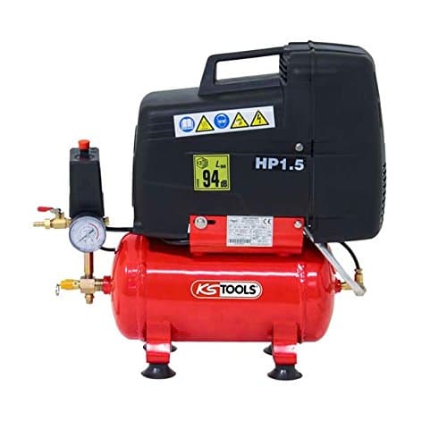 Compresseur KS TOOLS 165.0701 Oilless 6L | 1.1kW | 8 Bar | 160L/min