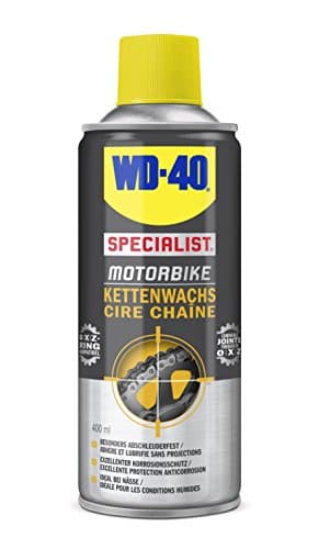 Lubrifiant Chaîne WD-40 Specialist Moto - Formule PTFE Haute Viscosité - 400ml